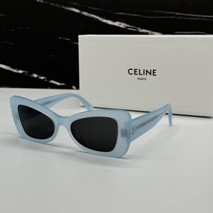 NEW CL40236I 84A CELINE BLUE GREY BUTTERFLY WOMEN CELINE SUNGLASSES